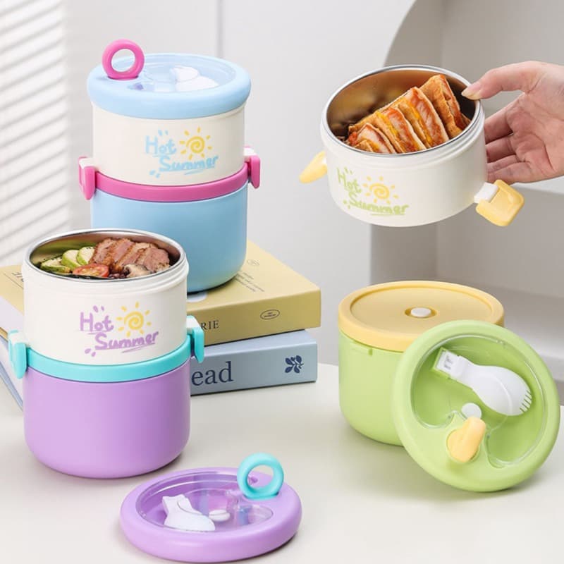 1280ml Layer S S Lunch Box