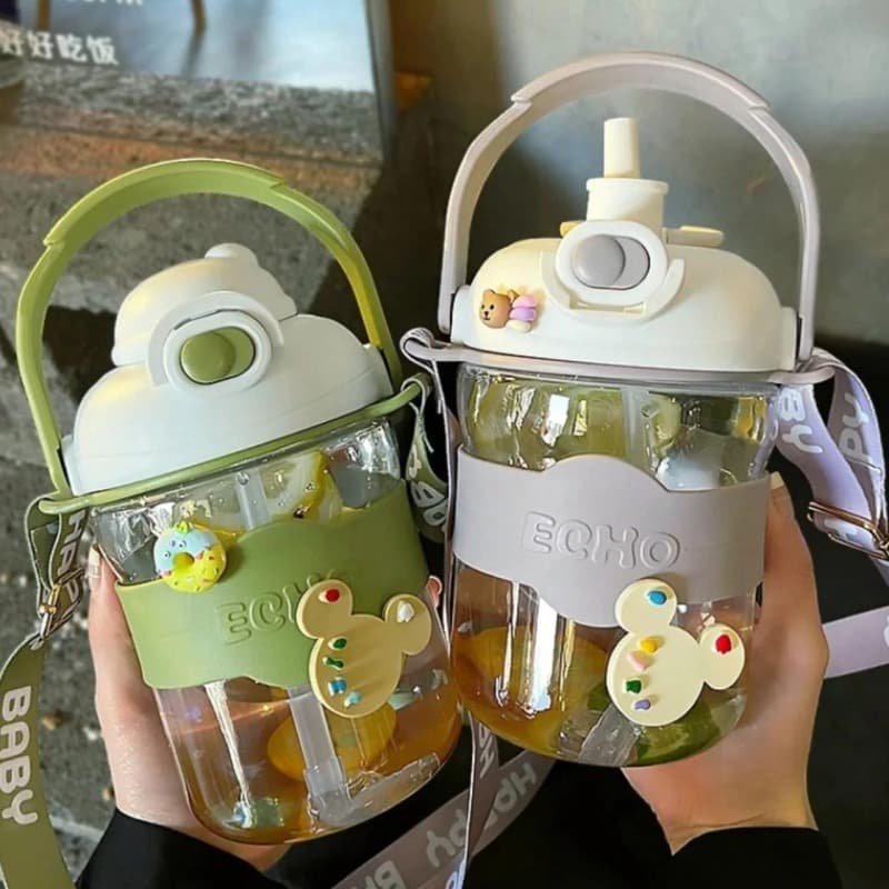 Dual Plastic Sipper Bottle