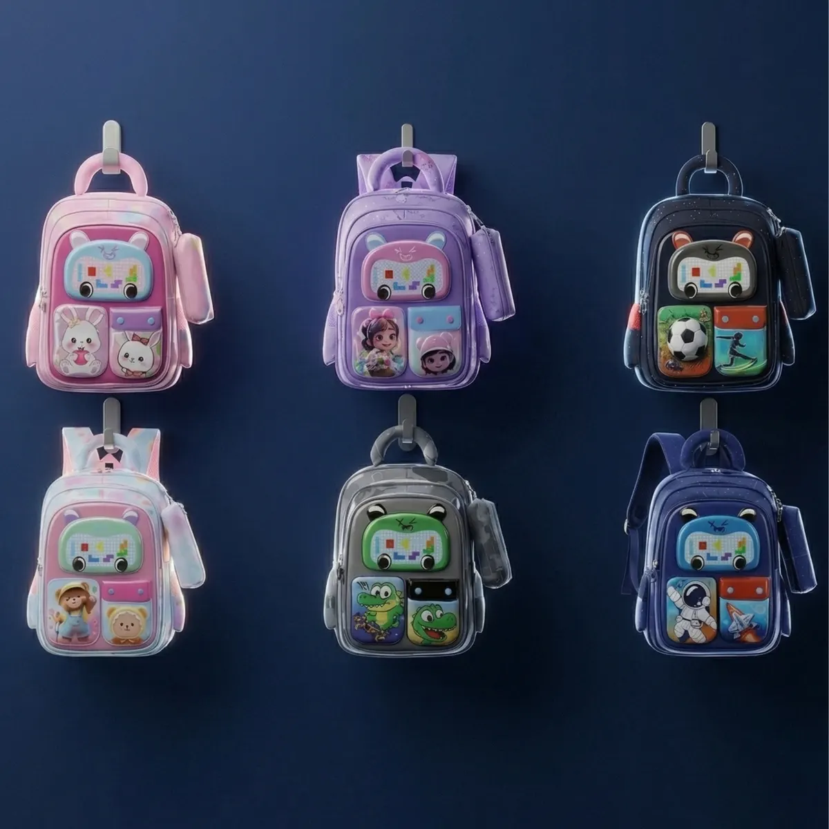 10L KidKik Smart Daily Kids School Bag Multi Pocket Backpack | KidKik product image 1