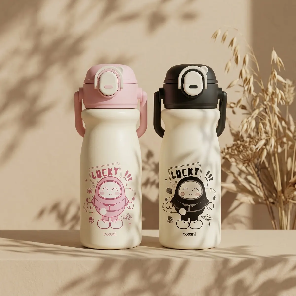 500ml Kidkik Lucky Astronaut Bottle