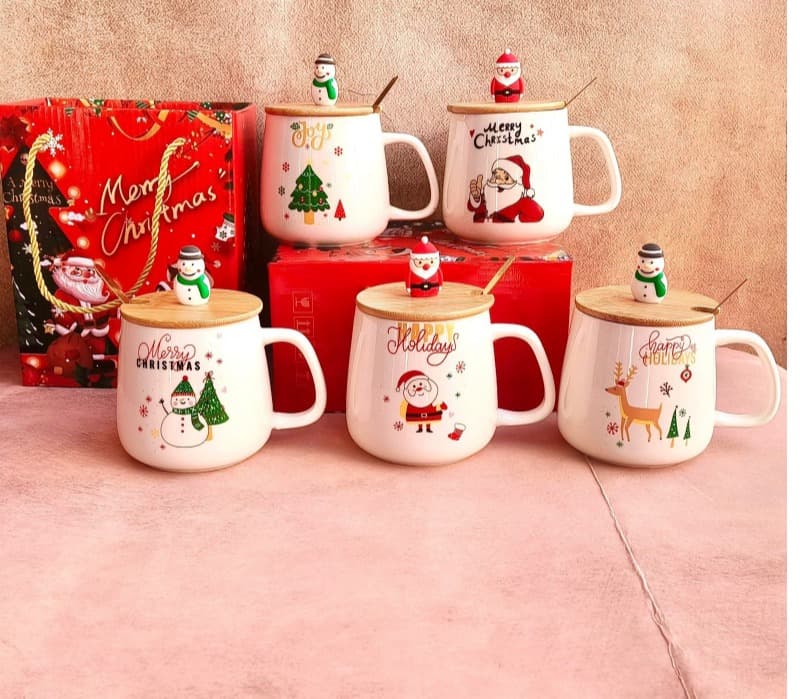 500ml Christmas Cartoon Mug Bottle