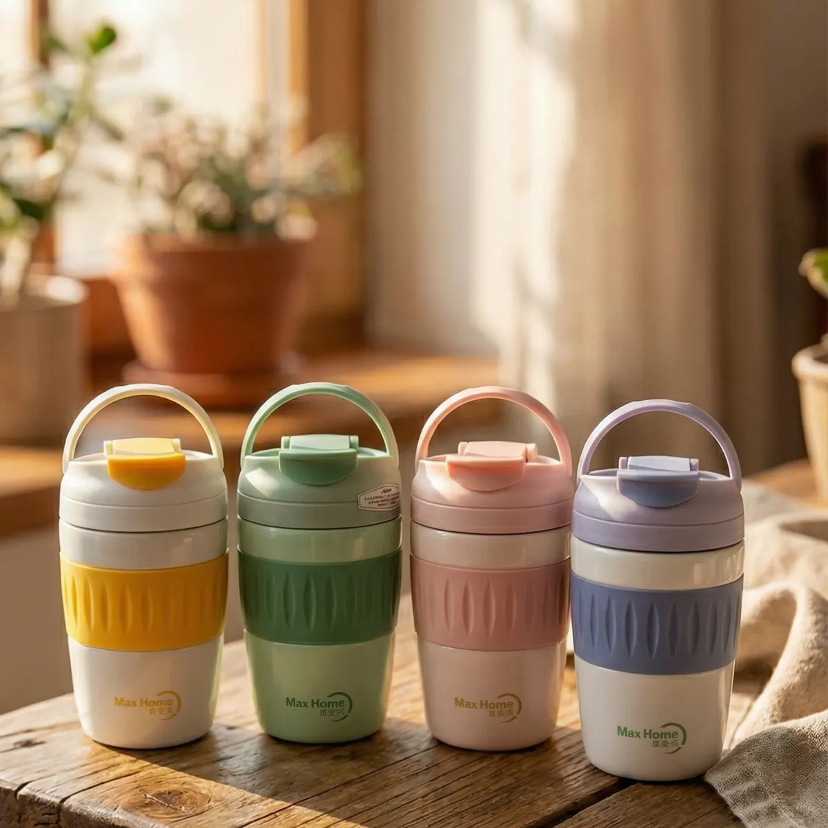 KidKik 450ml Kawaii Cartoon Insulated Water Bottle Insulated Leakproof with Handle – for School, Travel, Office & Gym | KidKik product image 1