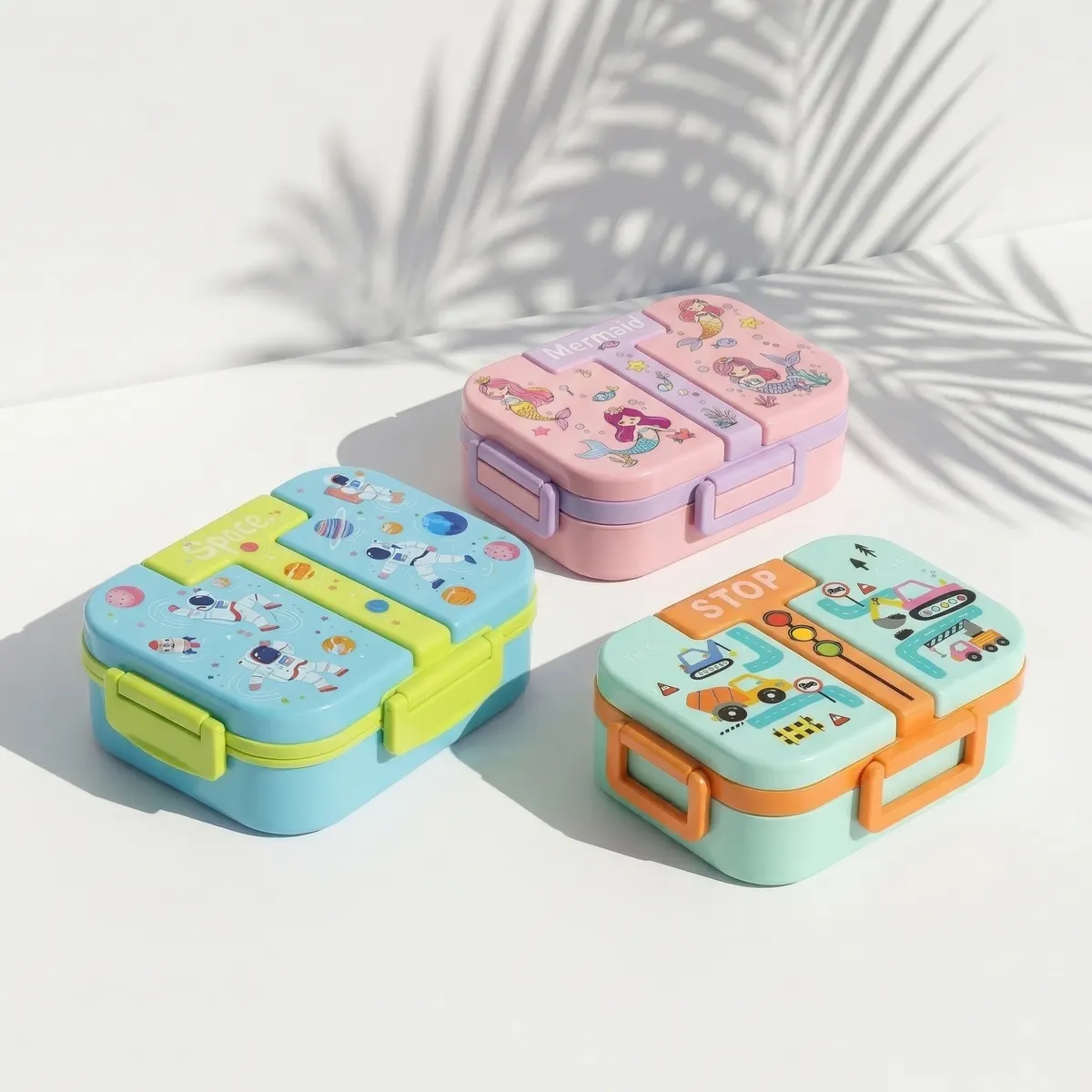1pc Cartoon Tiffin Lunch Box
