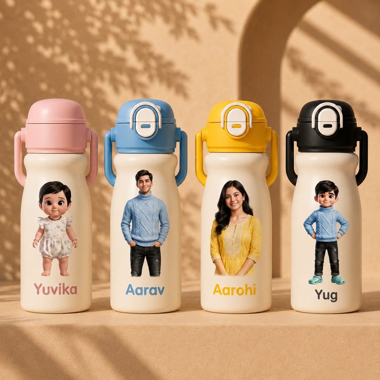 600ml Personalized Photo With Bottle