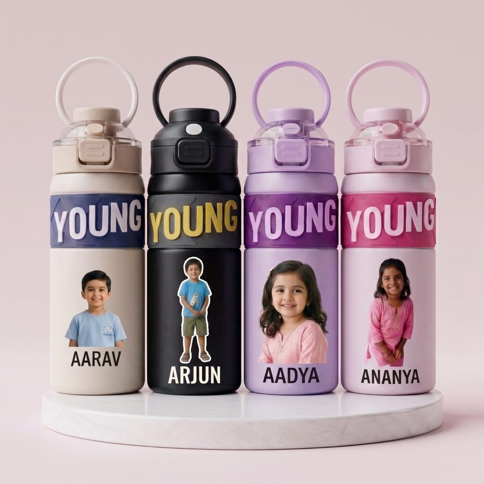 KidKik Premium Personalized Photo Bottle (700ml) | KidKik product image 1