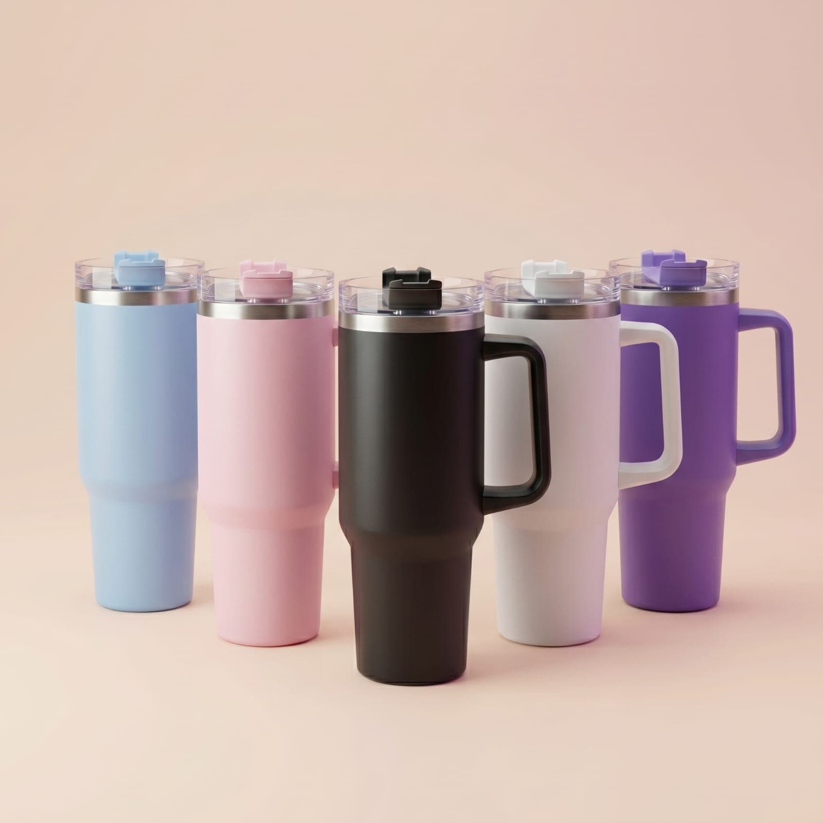 Stainless Steel Insulated Mega Tumbler with Handle - 1200 ML