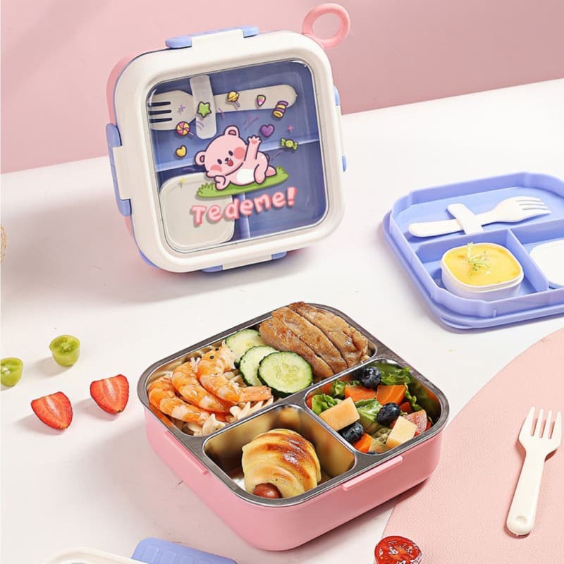 1050ml Tedmie Compartment With Lunch Box
